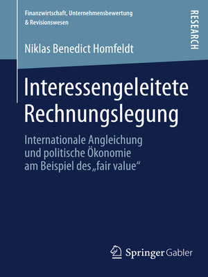 cover image of Interessengeleitete Rechnungslegung
